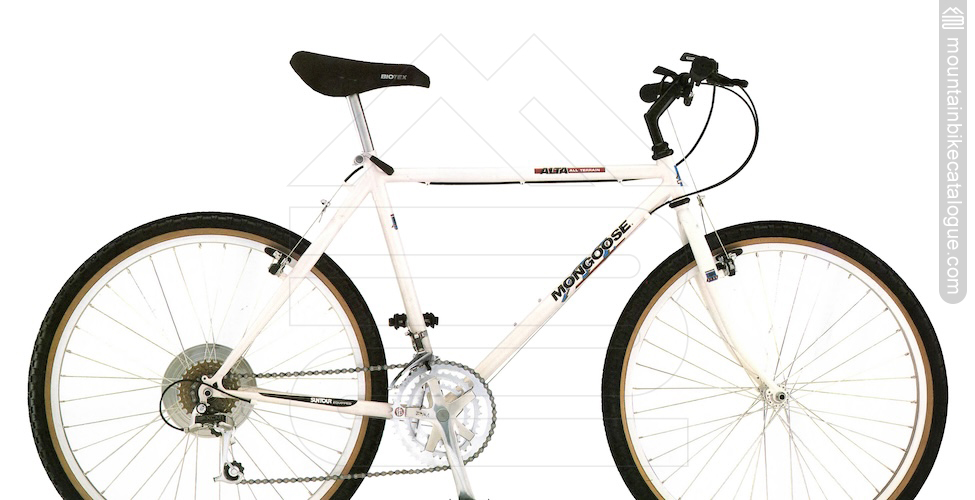 1989 Mongoose alta Mountain Bike Catalogue