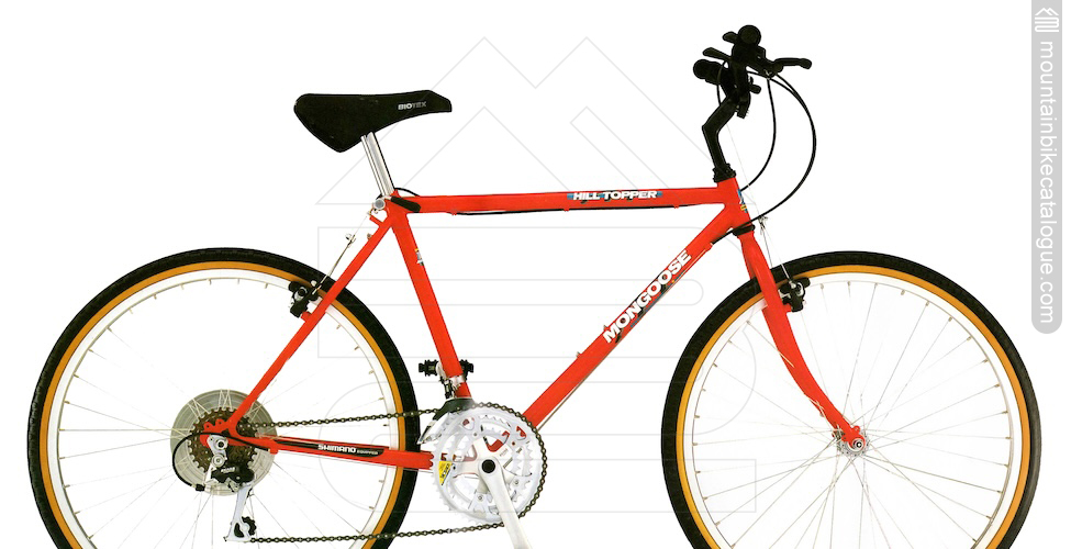 1989 Mongoose hill-topper Mountain Bike Catalogue